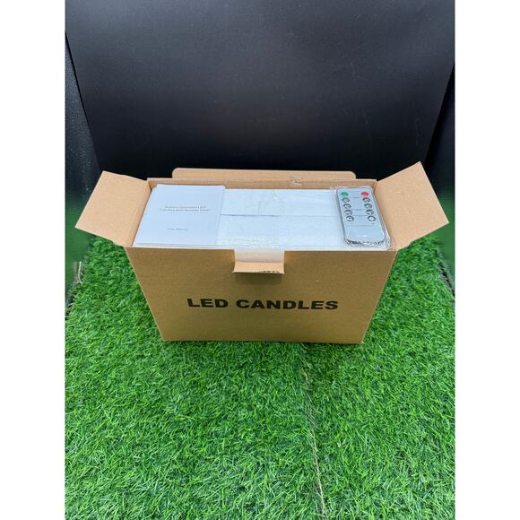 Set of 3 Battery-Operated LED Halloween Decorative Candles w/Rem Timer - Picture 6 of 7